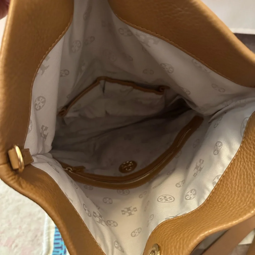 Tory Burch Brown Leather Crossbody Bag - Picture 4 of 4